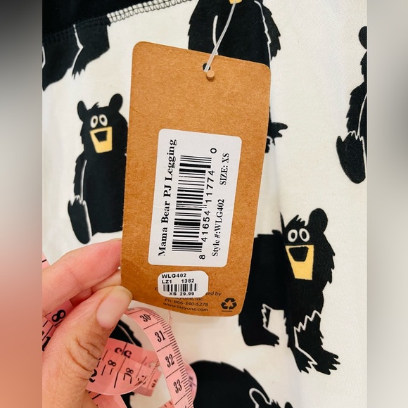 Women’s Lazy One Mama Bear Pajama Lounge pants size XS - Picture 5 of 7